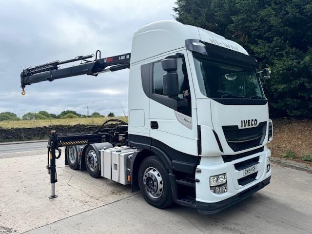 2019 19 Iveco Stralis 460 EURO 6 6x2 Hiab x-duo 148 4 extension crane 264,000KMS