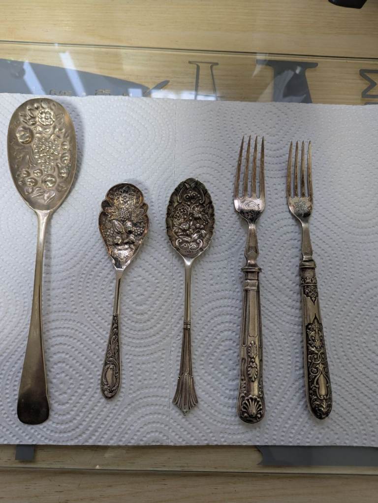 Vintage antique spoons and forks
