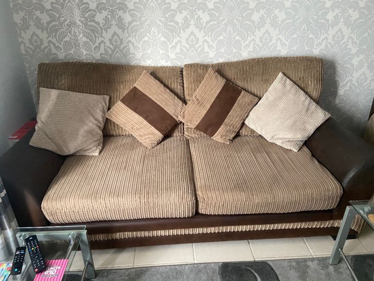 Free 3 seater sofa and reclining chair 