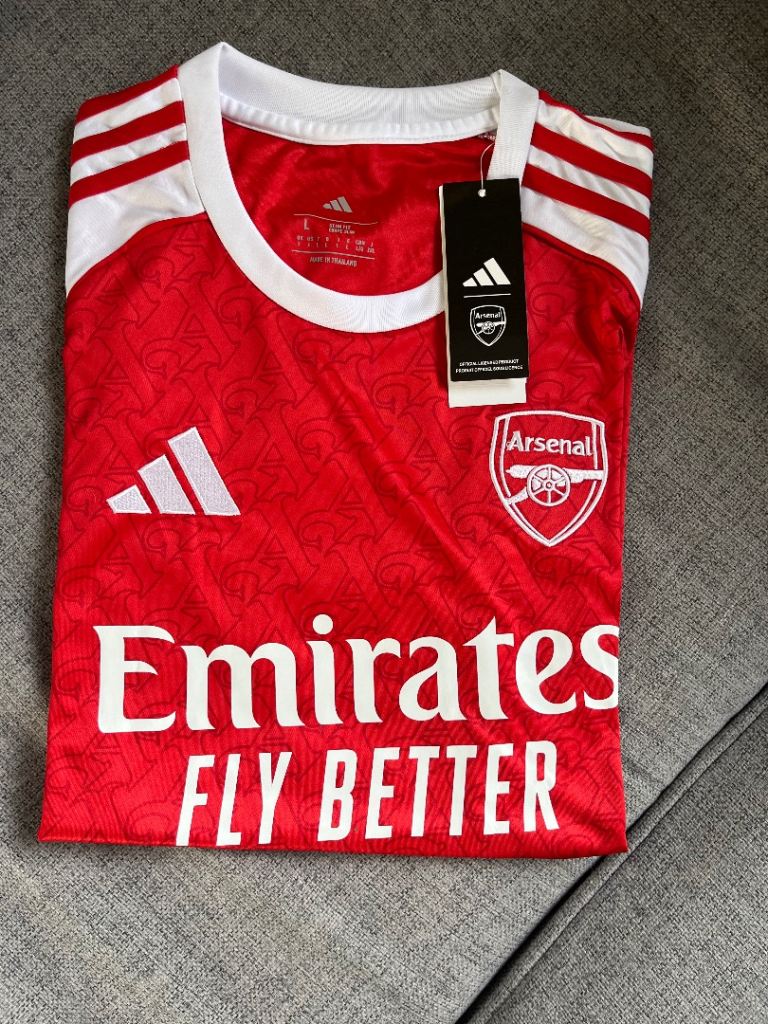 Arsenal Football Club Home Shirt 25/26 Season 2XL Men’s 