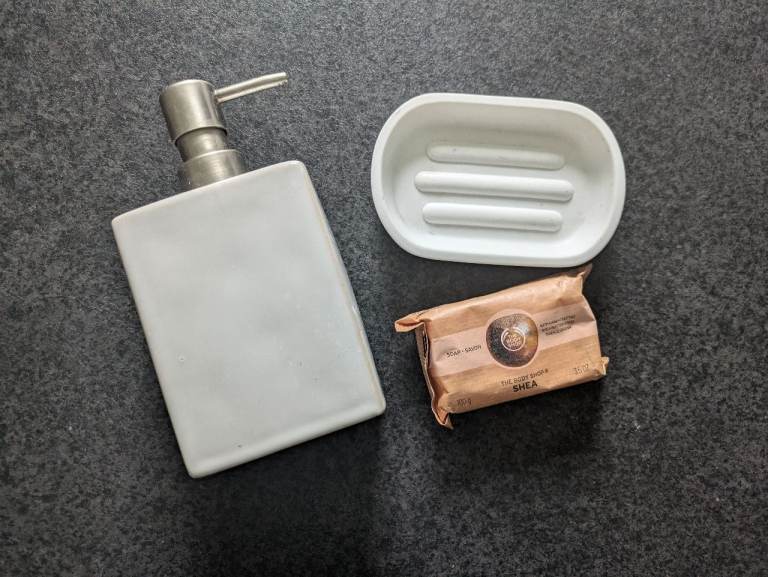 Free bathroom items