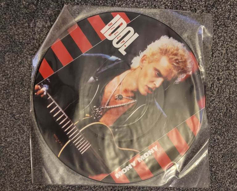 Bill Idol 12" Picture Vinyl Record 