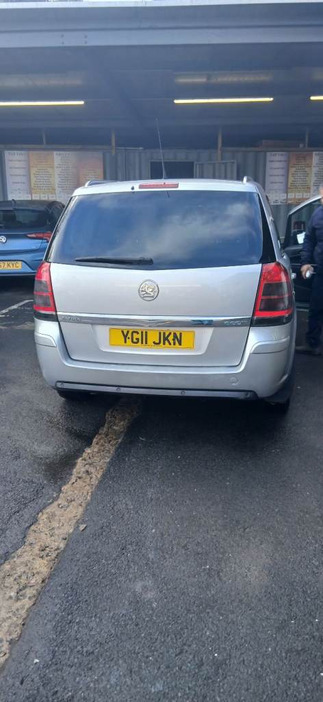 Vauxhall, ZAFIRA, MPV, 2011, Manual, 1686 (cc), 5 doors