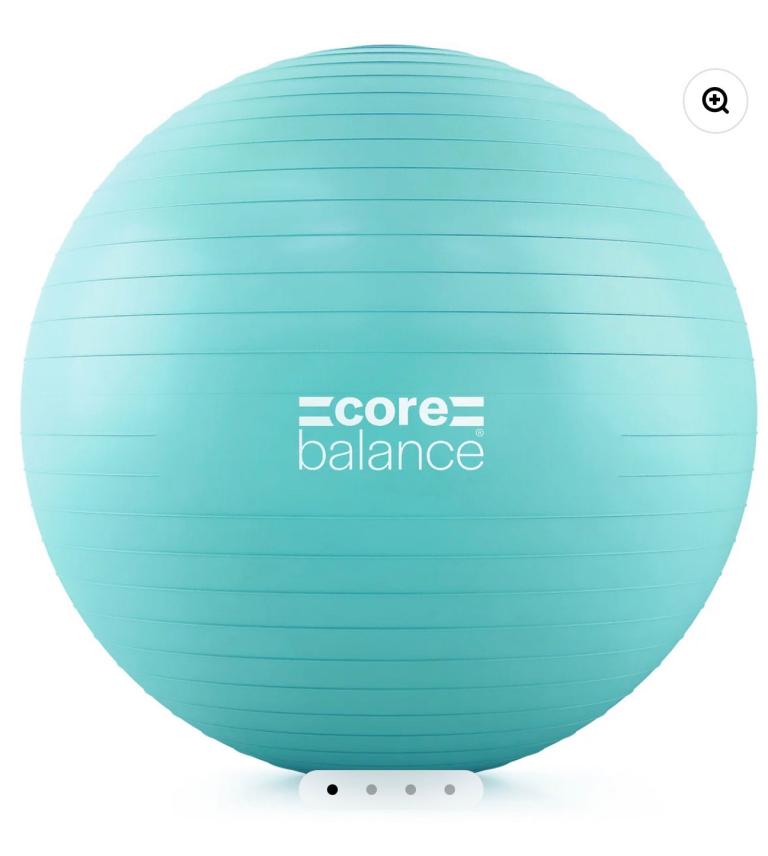 Core Balance Fitness Ball - Blue, Nearly New Condition