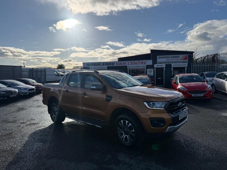 2022 ON 72 PLATE FORD RANGER WILDTRACK ECOBLUE 4X4 D-CAB PICKUP AUTO ULEZ FREE 