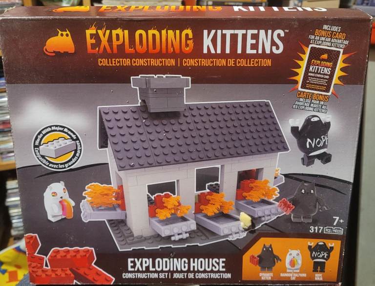 Exploding Kittens Construction Set - Exploding House 317 pcs