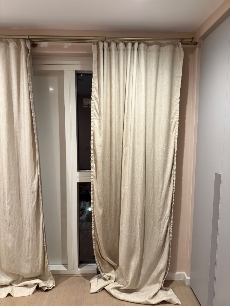H&M home blackout curtains