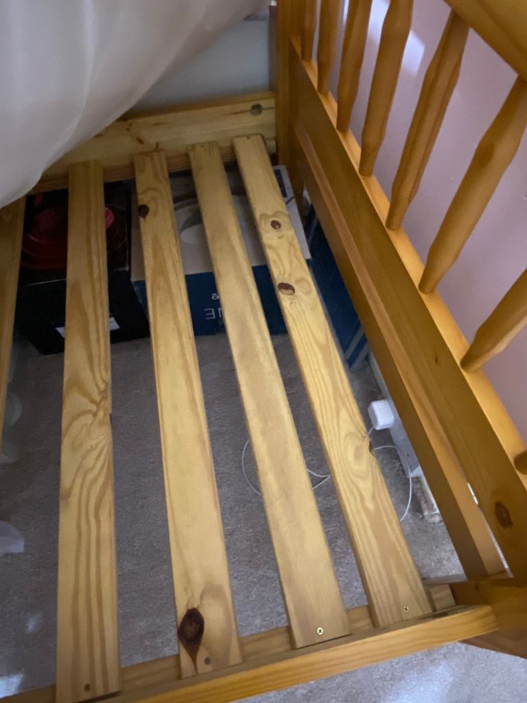 Single bed frame with mattress (Reasonable Offers Only)