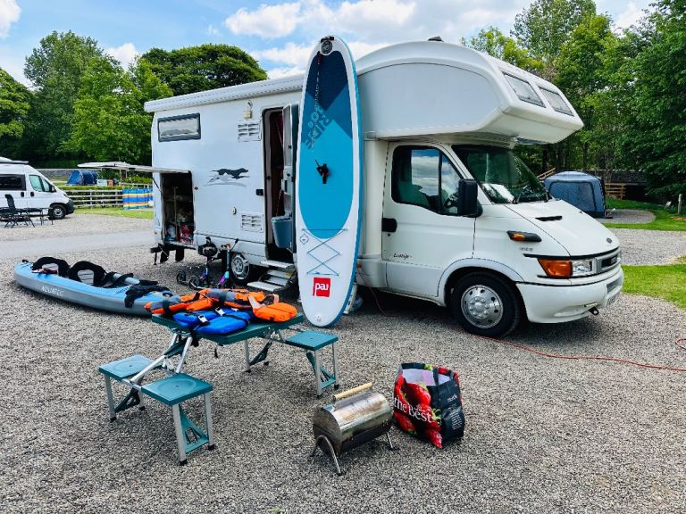 Iveco Laika Motorhome, Large Heated Garage, Winterised, Solar, LPG, Off Grid