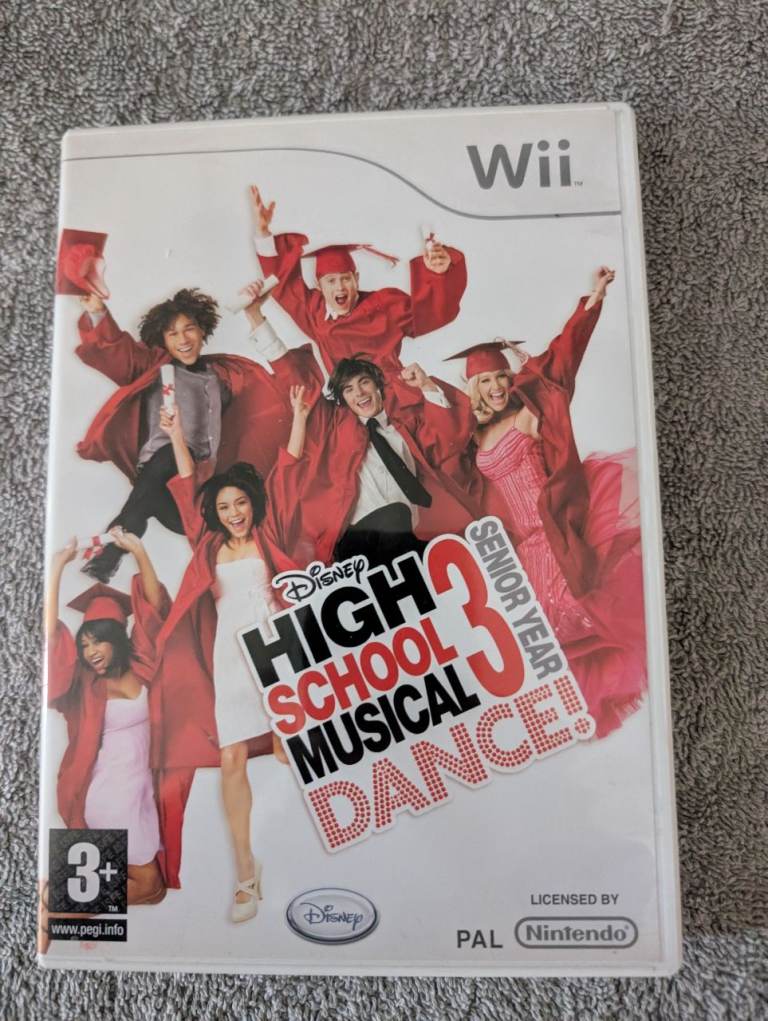 Nintendo Wii Game - Disney High School Musical 3 - Senior Year Dance! (2008) with Manual