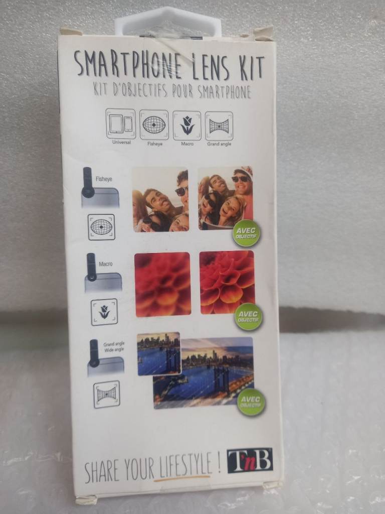 T'nB Smartphone Lens Kit 3-in-1 - New & Unused