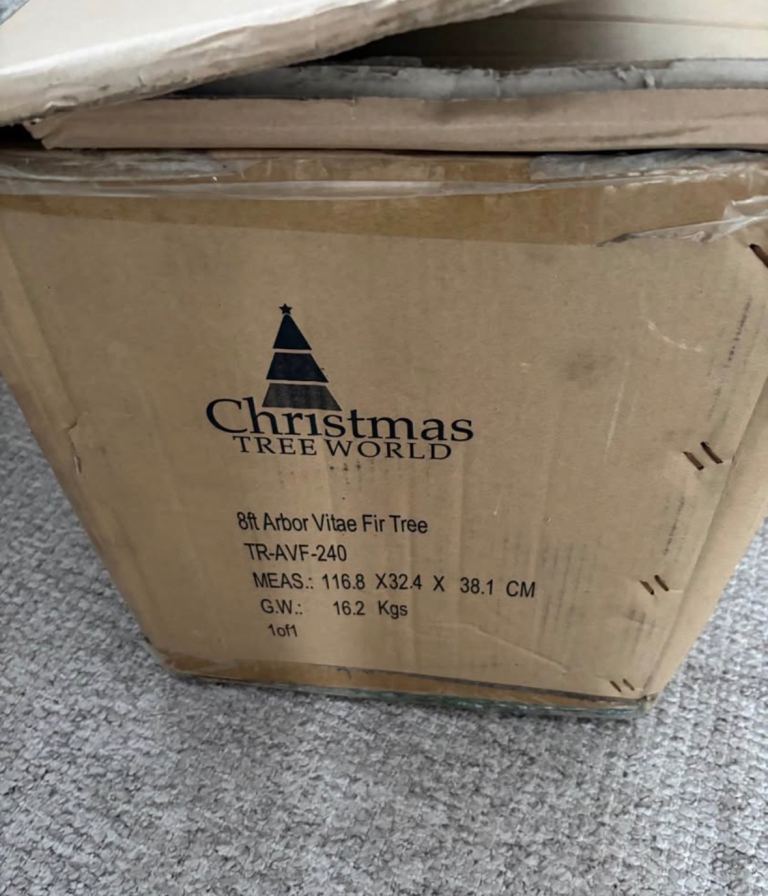 8 foot Artificial Christmas Tree RRP £300