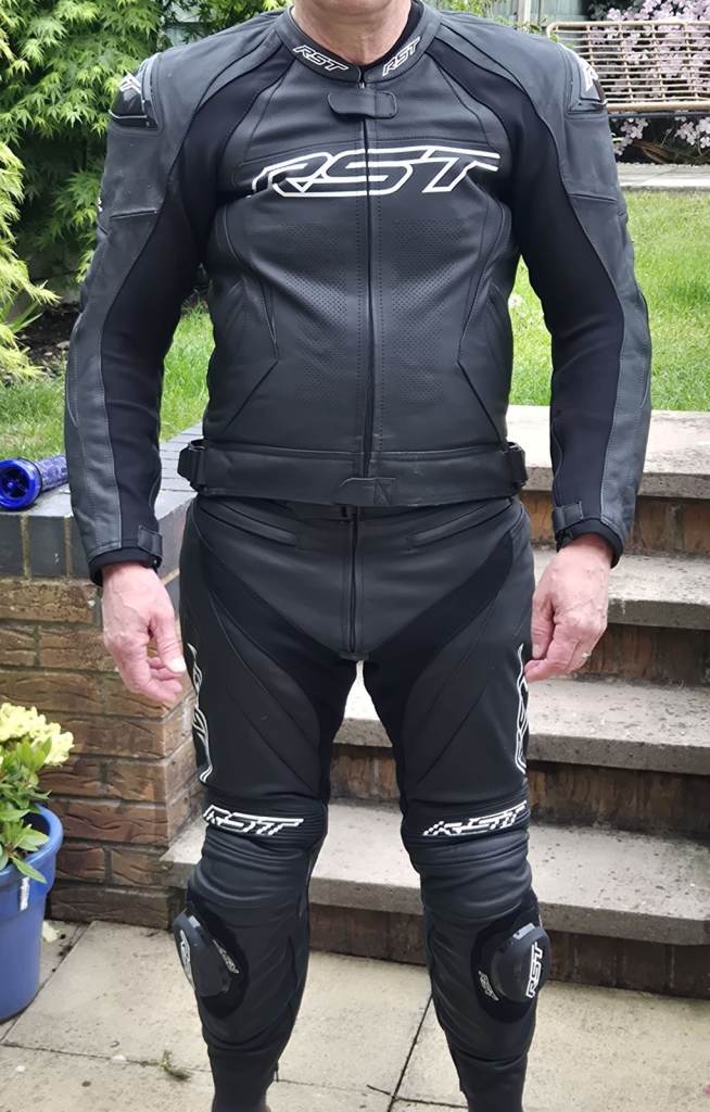 RST Tractech 4 Mesh Perforated Men's Leather Jacket & Trousers (Size 50 Jkt)