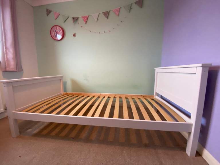 image for Single bed - white