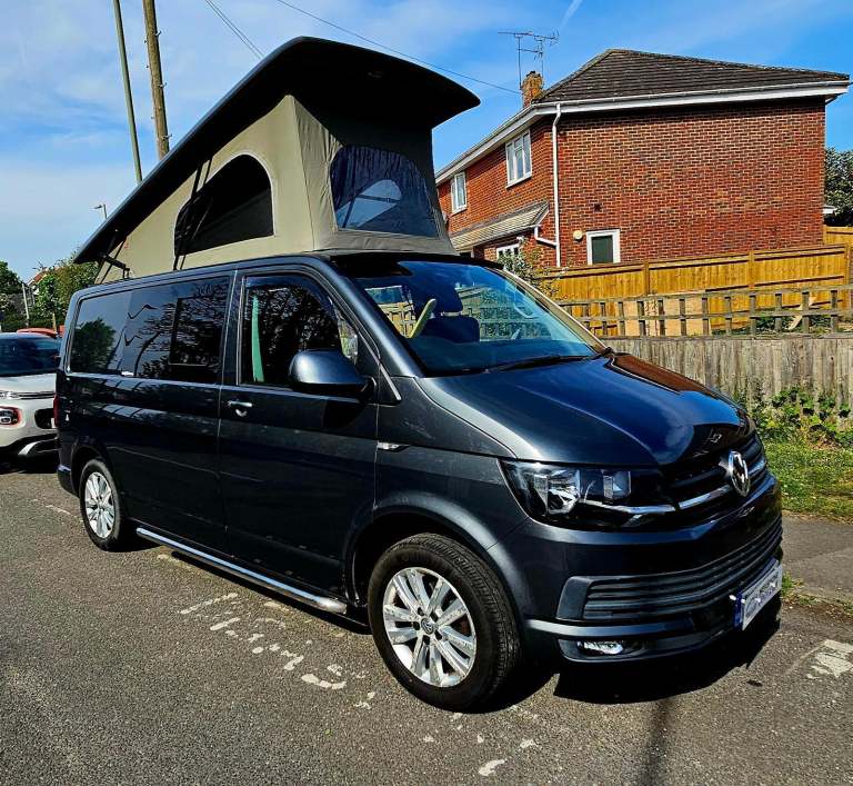 VW Transporter T28 pop top camper 4 berth/belt 2016 66k