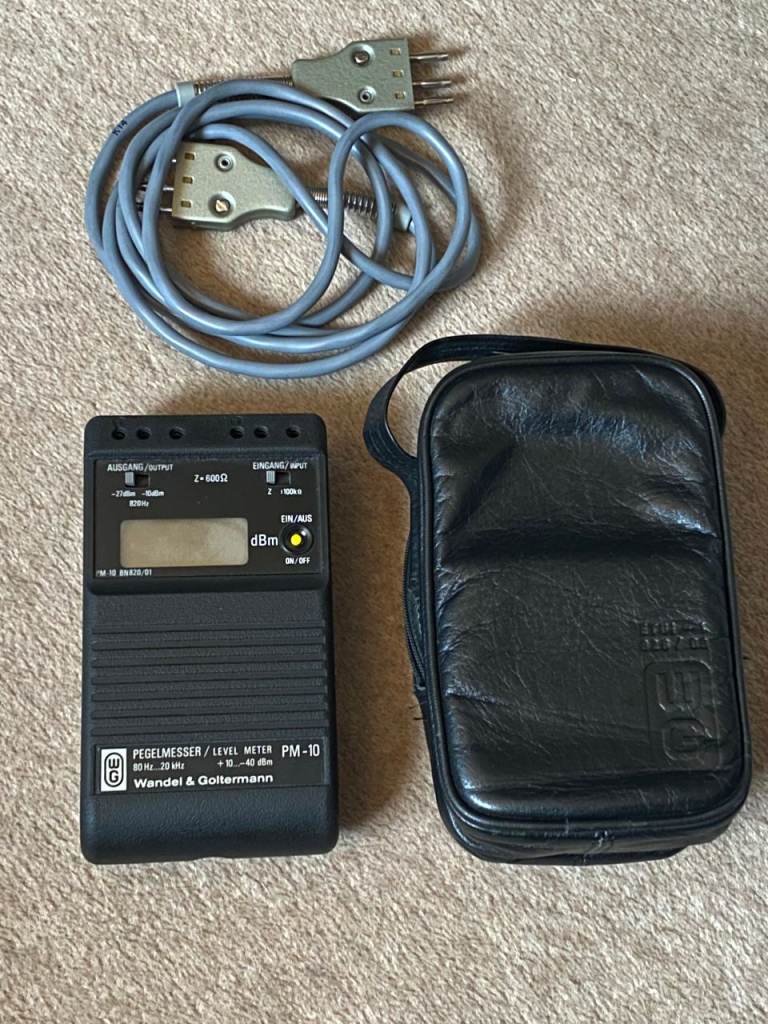 Wandel & Goltermann PM-10 BN820/01 Digital Level Meter, Professional Telecom/Audio Test Equipment #2