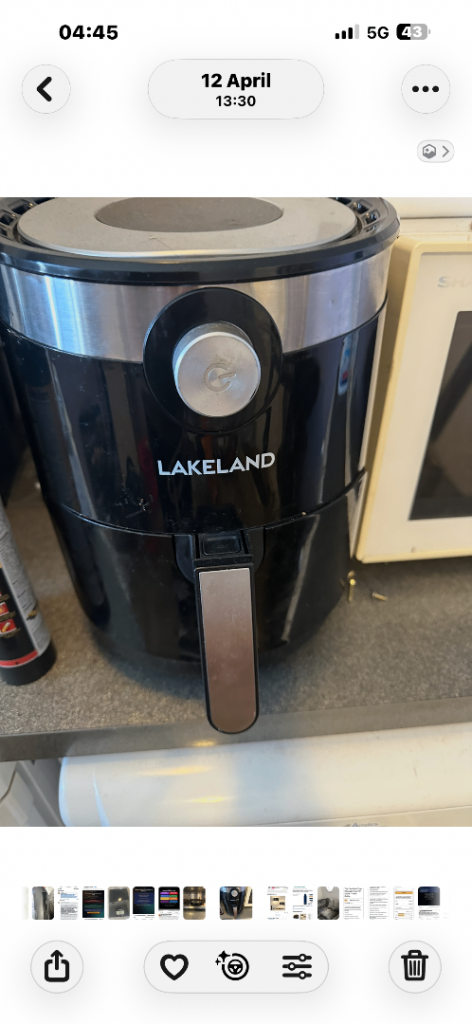 Lakeland airfryer