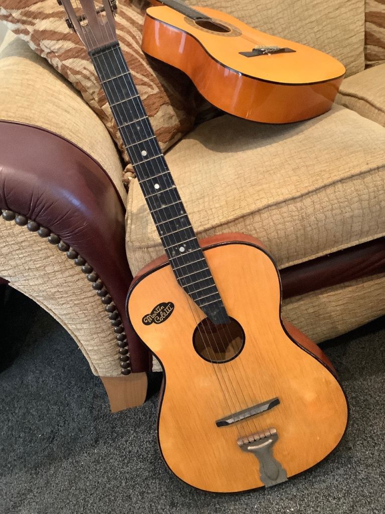 Vintage Martin Coletti acoustic parlour guitar 