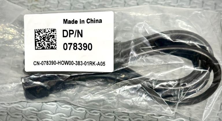 DELL C13 Mains Power Lead Cable for Monitor EU 2-pin Euro Plug