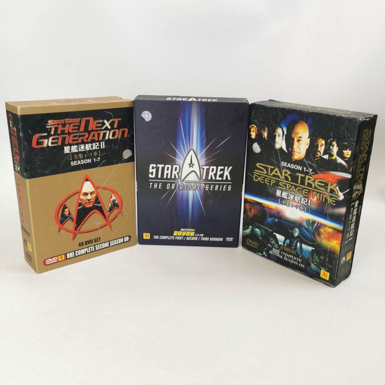 image for Star Trek DVD Box Sets - Original Series + TNG + DS9 Complete Seasons (117 Discs)