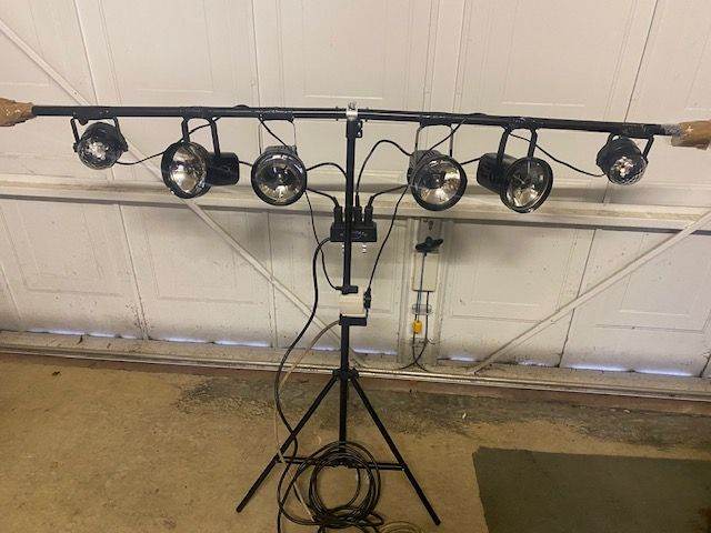 DISCO LIGHTS PACKAGE - 2 x STAND SETS WITH SPOTS AND LED EFFECTS - £130