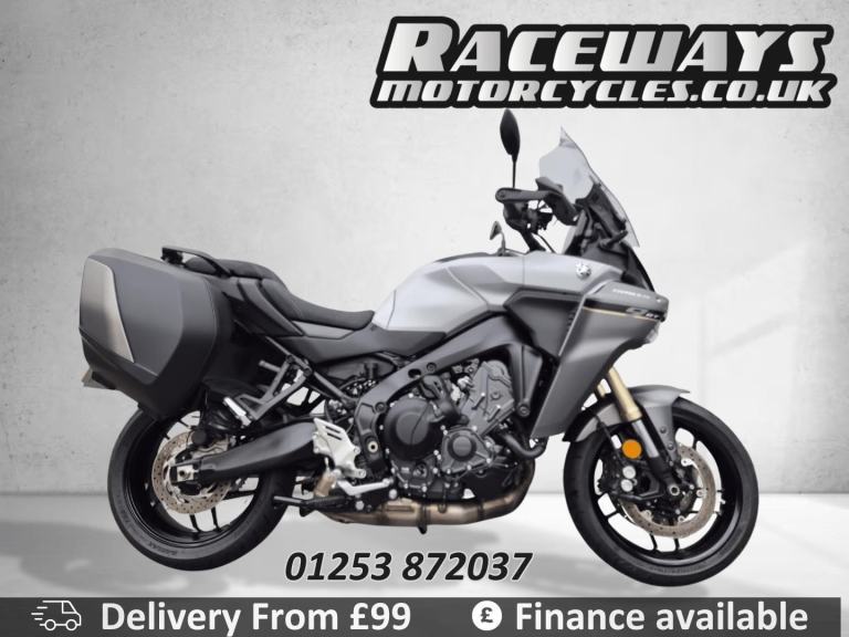 YAMAHA TRACER 9 GT Y-AMT 2025 25 ONLY 127 MILES REG GREY USED MOTORCYCLE 890CC