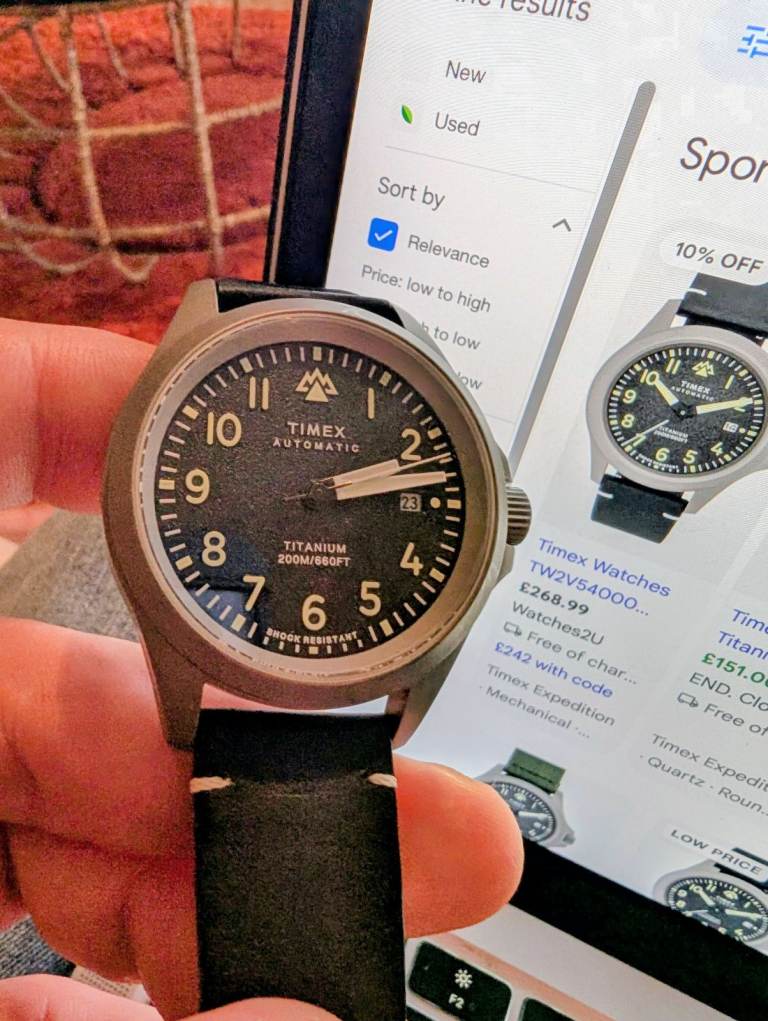 Timex field watch