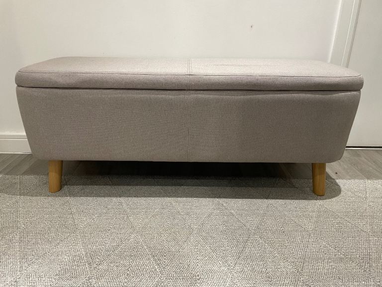 Habitat Fabric Storage Ottoman Bench