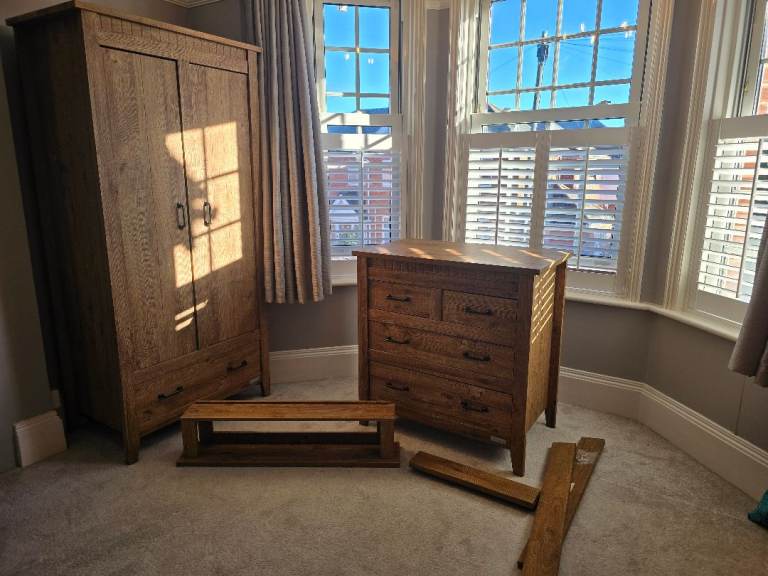 Oak Bordeaux nursery furniture 