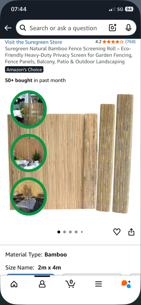 image for Bamboo fence