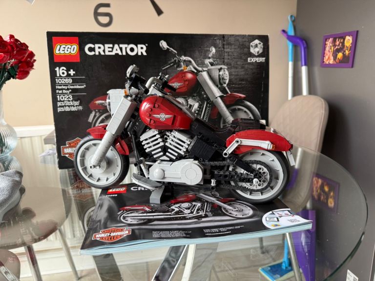 Lego Harley Davidson fat boy retired set #10269