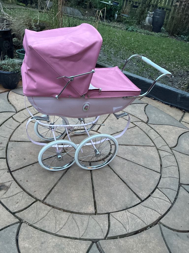  SILVER CROSS PINK PRAM 