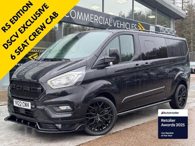 2022 Ford Transit Custom 2.0 EcoBlue 130ps Low Roof D/Cab Limited Van PANEL VAN DIESEL Manual