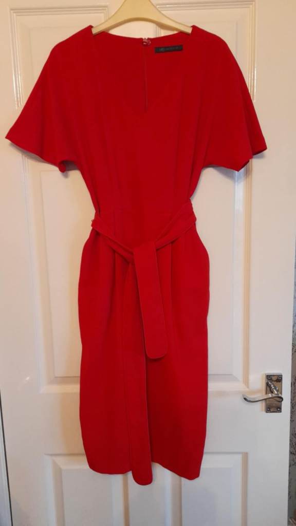 Red Size 8 M&S dress as new