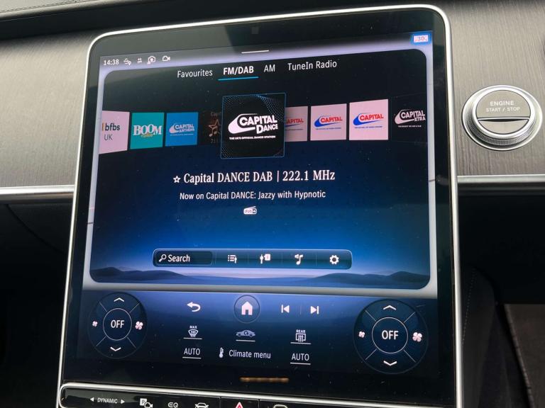 2022 Mercedes-Benz S Class 3.0 S580Le V6 28.6kWh AMG Line (Premium) Saloon 4dr Petrol Plug-in Hyb...