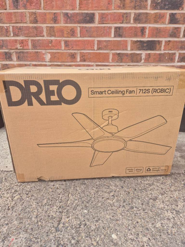 DREO Smart Ceiling Fan 712S (RGBIC) - Brand New in Box