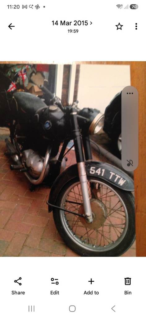 1960 AJS Model 8 / 350c.c 