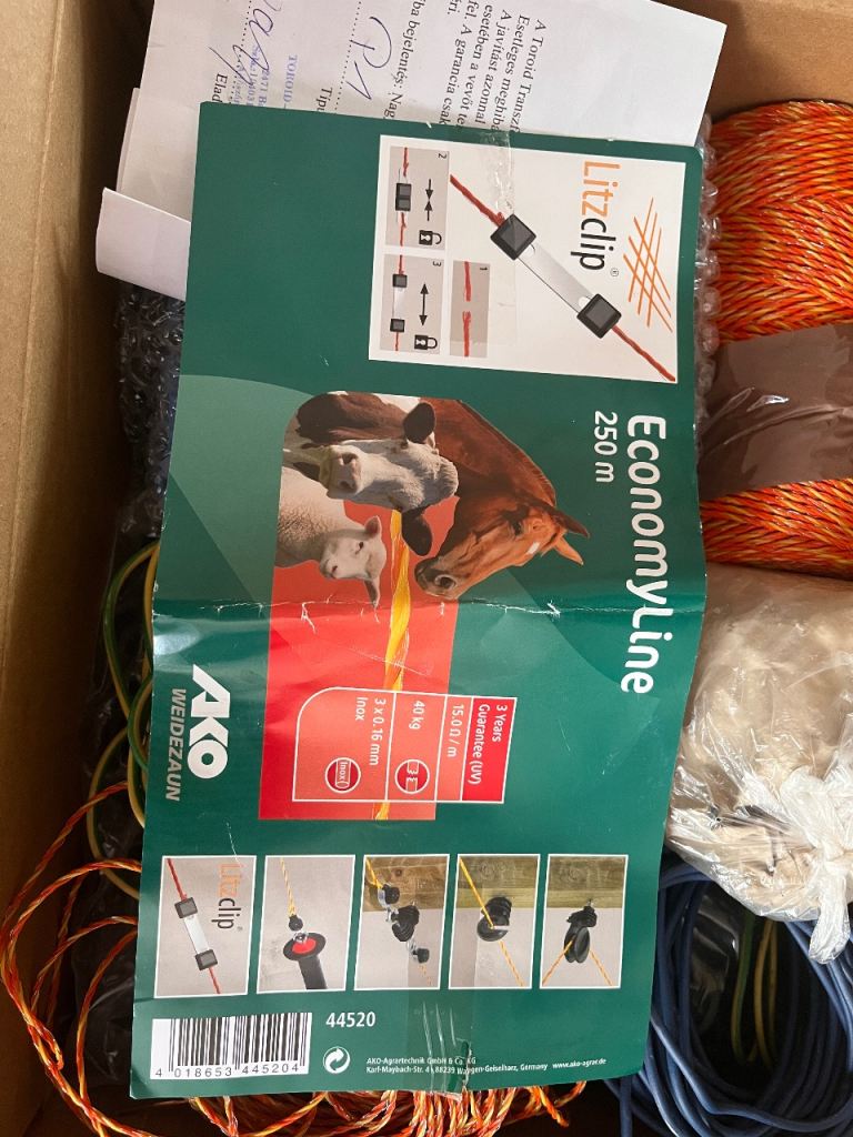 AKO EconomyLine Electric Fence Kit – New, 250m