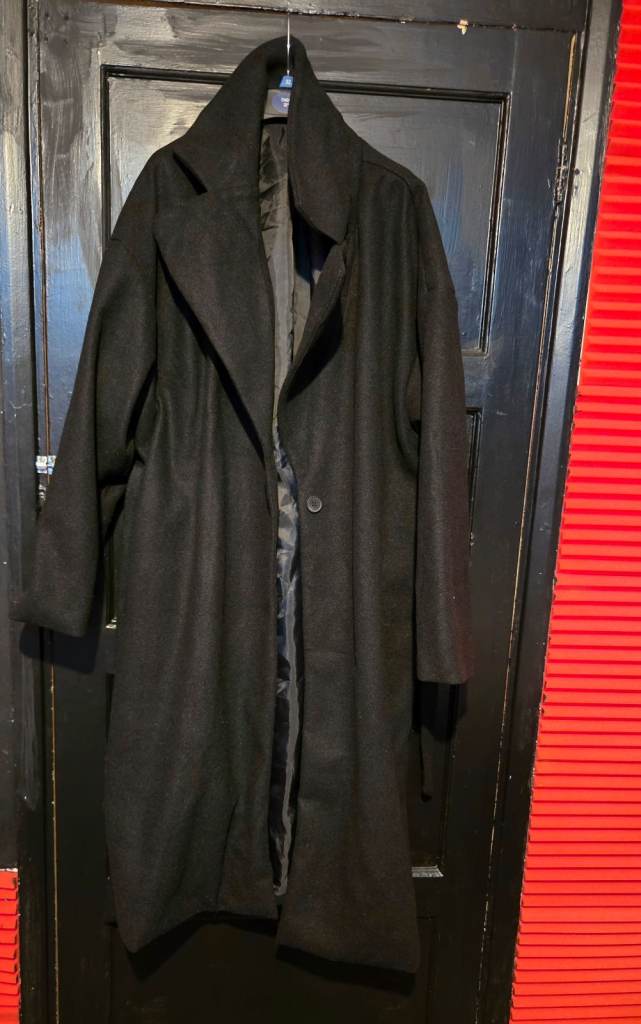 Shein Women's Black Longline Coat – As Good As New