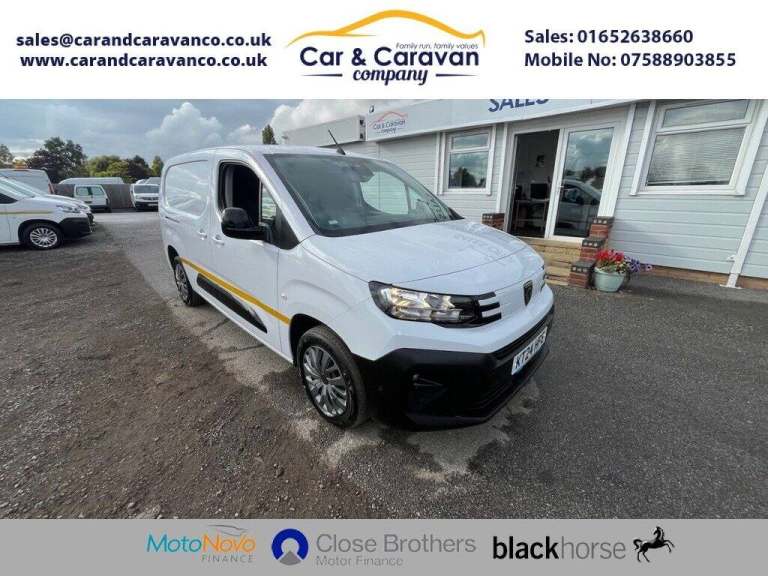 2024 24 PEUGEOT PARTNER 1.5 BLUEHDI 950 ASPHALT LONG PANEL VAN 6DR DIESEL MANUAL