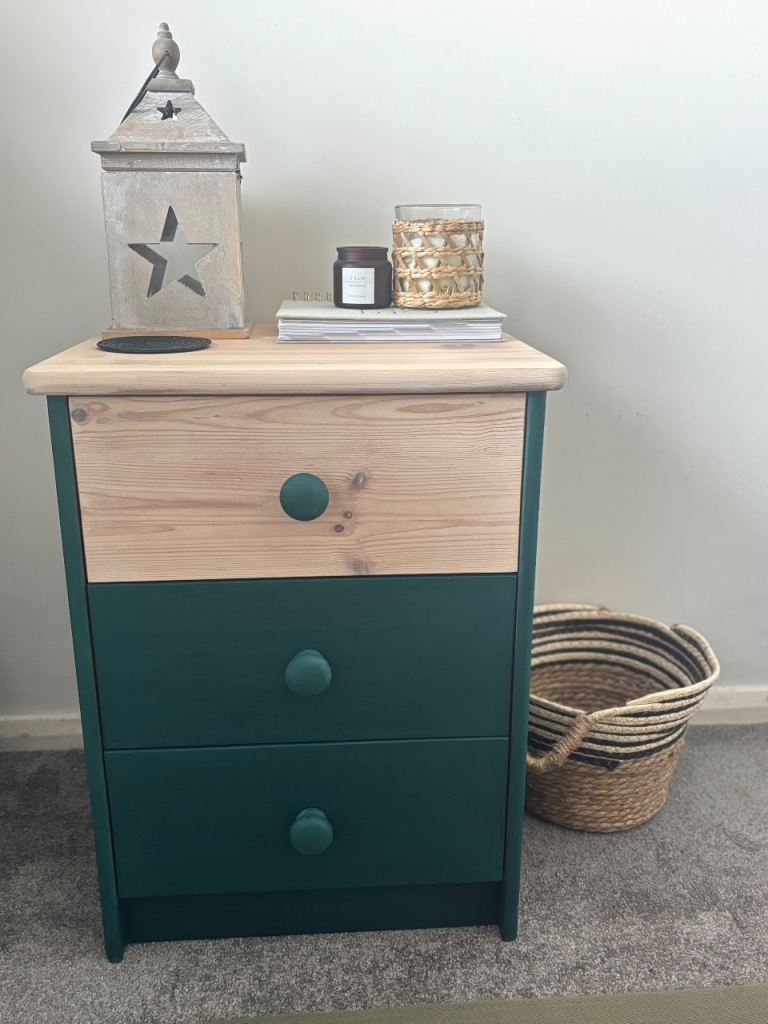 Bedside table/ small chest of drawers 