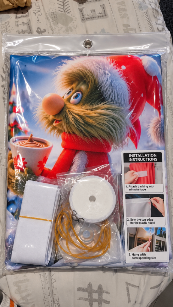 Christmas Back Drop – Grinch Design, New