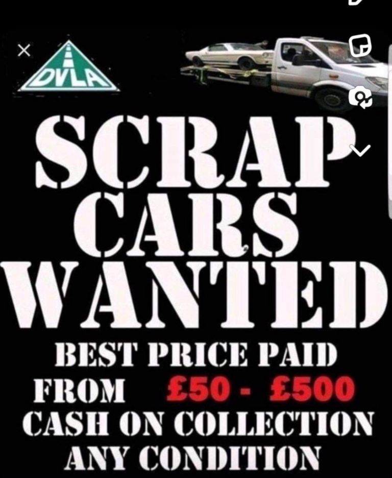 Scrap cars non runners  anything  Any area  Any car  Any condition   @@&£@“”7&898661897??££&&@@@@@