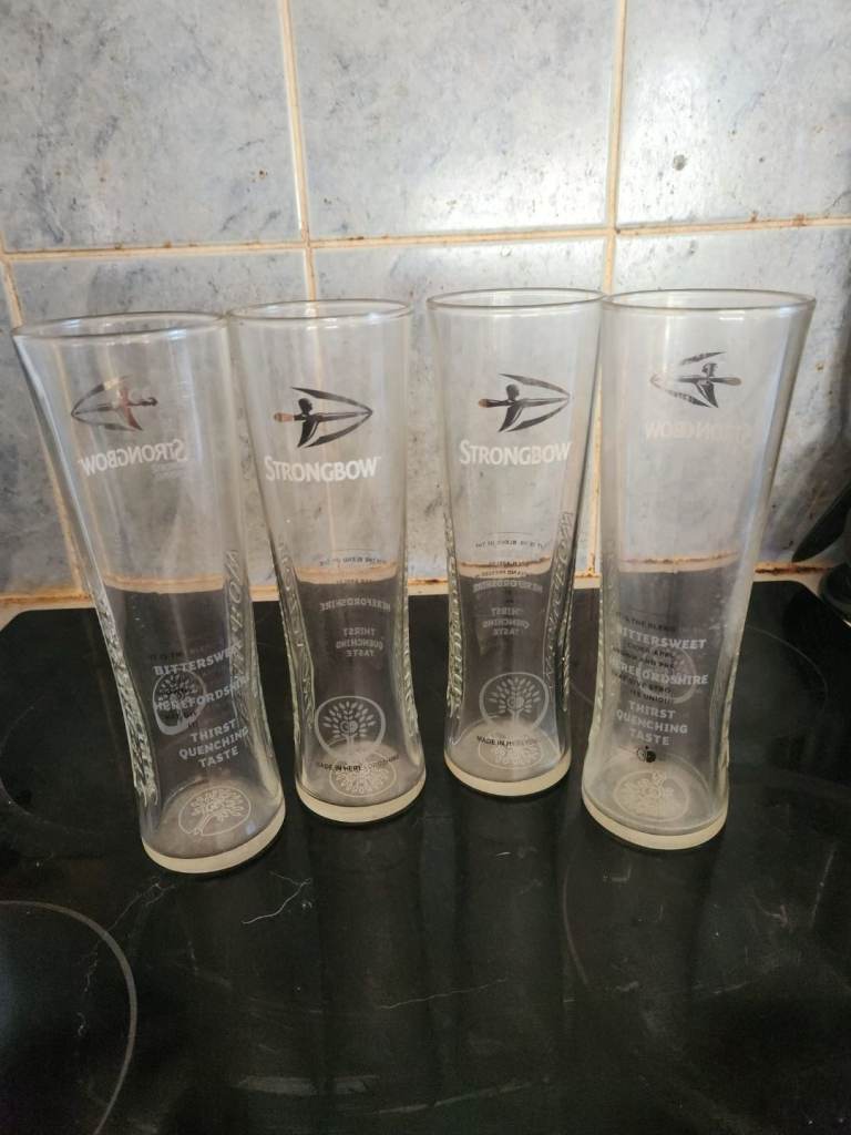 Strongbow glasses 