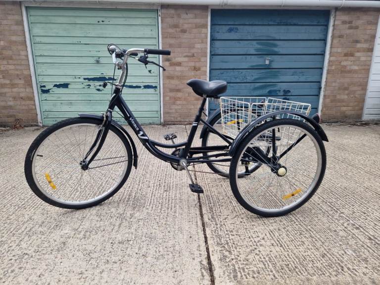 Black adult tricycle