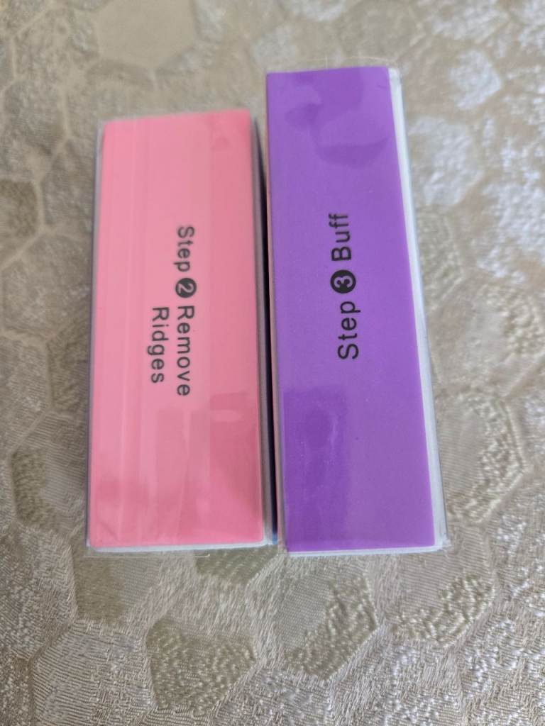 4-sided sponge Nail Buffer- 2 pieces