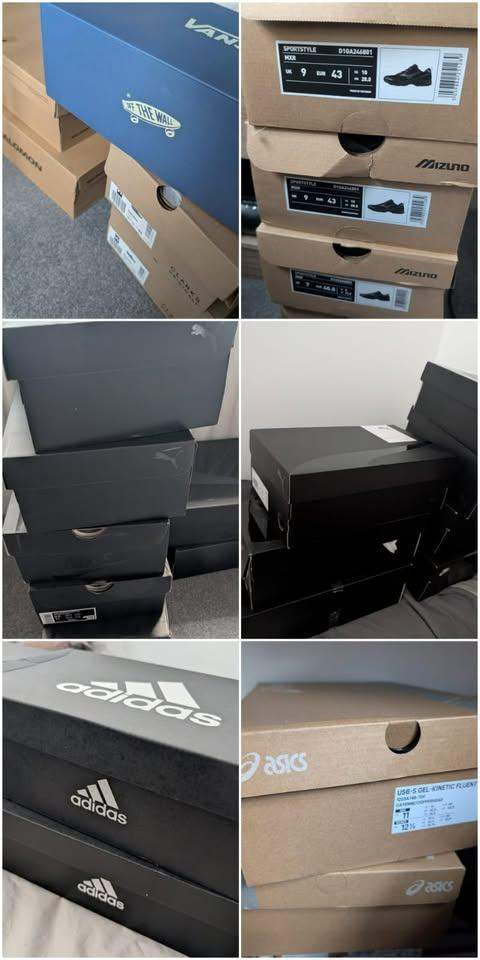 Job Lot: 39 Pairs Brand New Branded Trainers - Various Sizes & Models