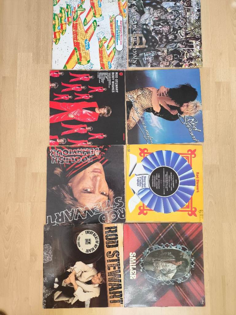 Rod Stewart LP's 