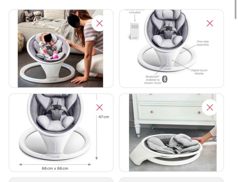 Baby swing - robot 