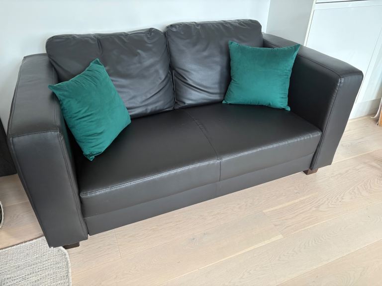Leather sofa/couch